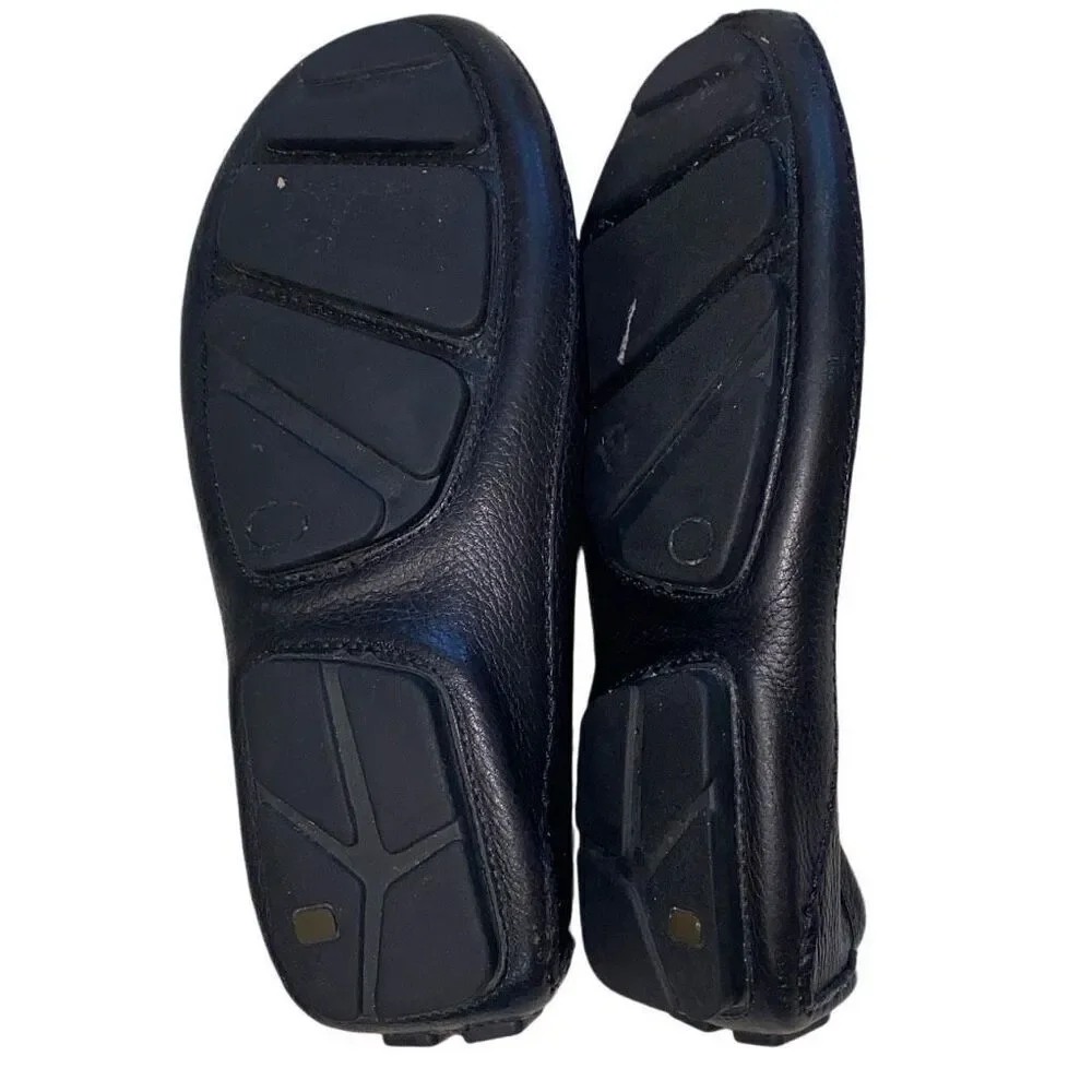 Mercanti Fiorentini Relax Driving Loafers Shoe Black Slip On Moc Toe Mens 10M
